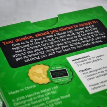 Mince Spies Christmas Party Game