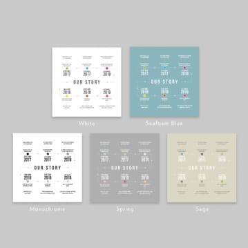 Personalised Our Story Cushion