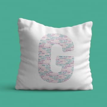 Personalised Letter Cushion