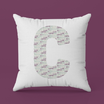 Personalised Letter Cushion