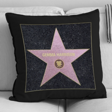 Personalised Walk of Stars Cushion