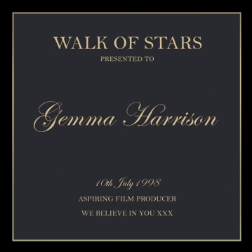 Personalised Walk of Stars Cushion