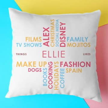 Personalised Cushion - Likes