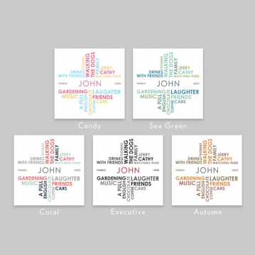 Personalised Cushion - Likes