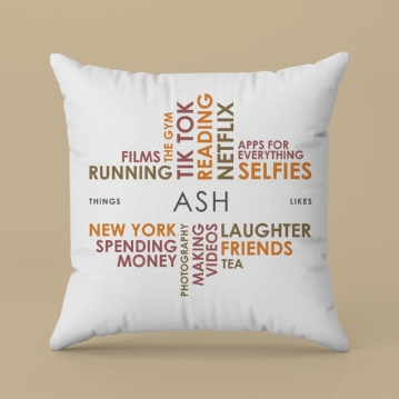 Personalised Cushion - Likes