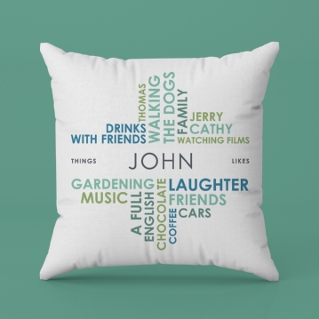 Personalised Cushion - Likes