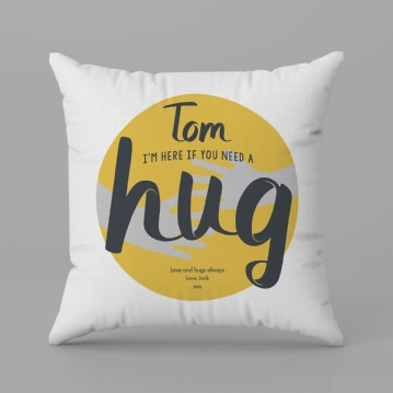 Personalised Hug Cushion