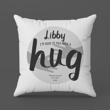 Personalised Hug Cushion