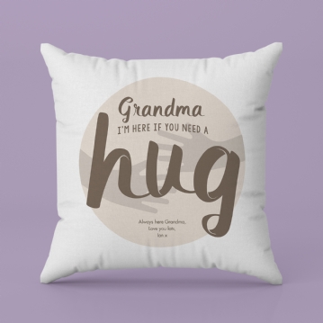 Personalised Hug Cushion