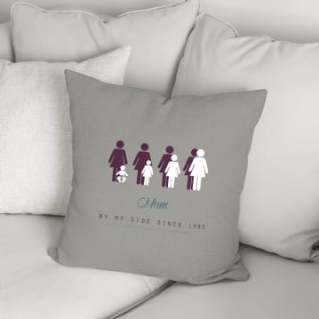 Personalised By My Side Cushion