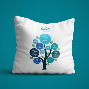 Family on sale tree cushion