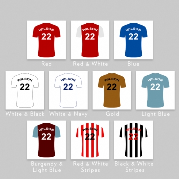 Personalised Football Shirt Cushion