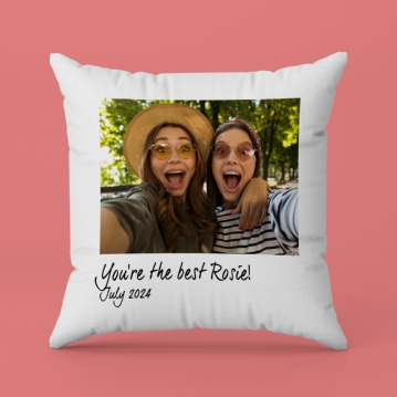 Personalised Instant Snap Photo Cushion