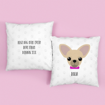 Personalised Chihuahua Dog Cushion