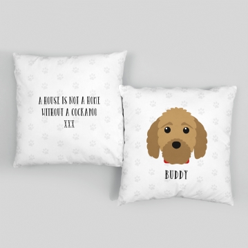 Personalised Cockapoo Dog Cushion