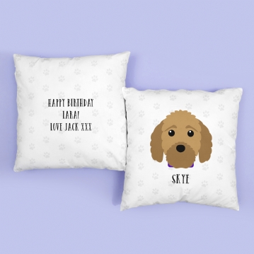 Personalised Cockapoo Dog Cushion Find Me A Gift