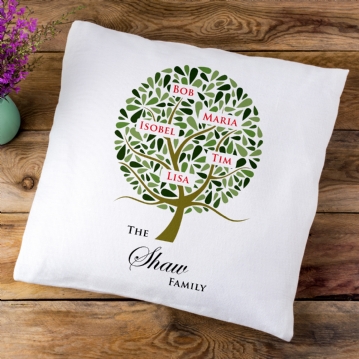 Personalised Family Tree Cushion