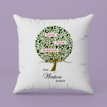 Personalised Family Tree Cushion
