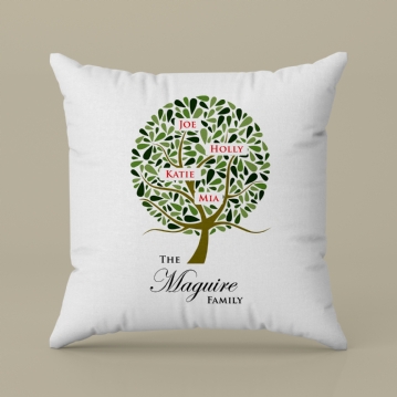 Personalised Family Tree Cushion