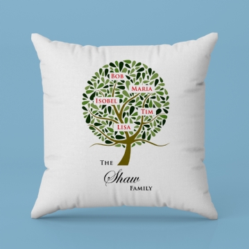 Personalised Family Tree Cushion