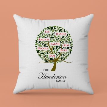 Personalised Family Tree Cushion