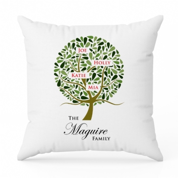 Personalised Family Tree Cushion