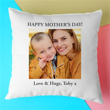 Personalised Photo Cushion for Mum