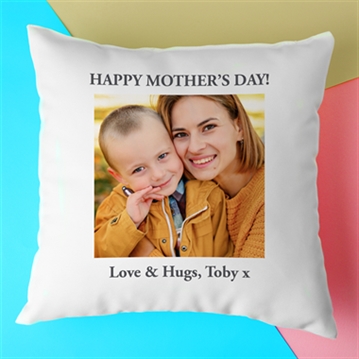 Personalised Photo Cushion for Mum