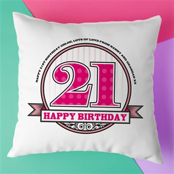 Personalised Birthday Cushion