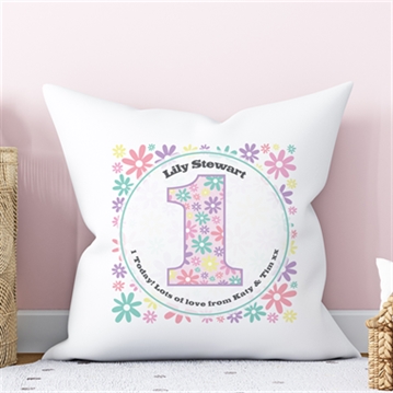 Personalised girls cushion online