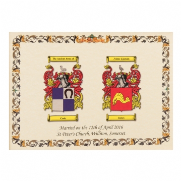 Double Coat Of Arms Print