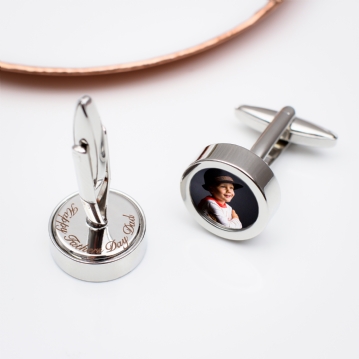 Personalised Secret Message Photo Cufflinks