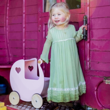 Wooden Doll Pram Push Along Toys