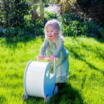 Wooden Doll Pram Push Along Toys