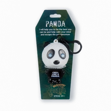 "Chill Like a Panda" Voodoo Stress Doll Keyring