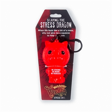 Slaying the Stress Dragon Voodoo Stress Doll Keyring