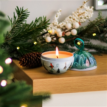 Christmas Tree Bauble Candle