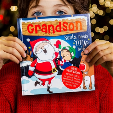 Grandson "Santa Needs Your Help" Christmas Story Book