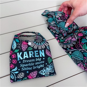 Named Sparkle Shopper Bags