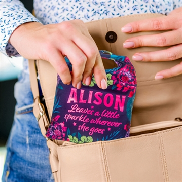 Named Sparkle Shopper Bags