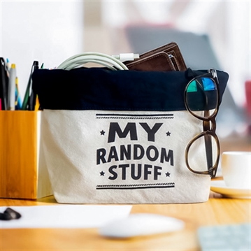 Named Random Stuff Storage Pouches