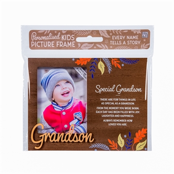 Special Grandson Photo Frame