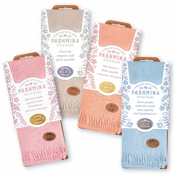 Named Pashmina Scarves