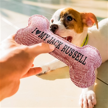 "I Love my Dog" Breed Squeaky Dog Toys