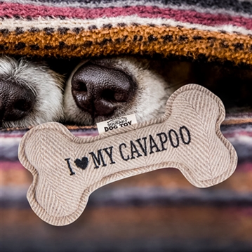 "I Love my Dog" Breed Squeaky Dog Toys