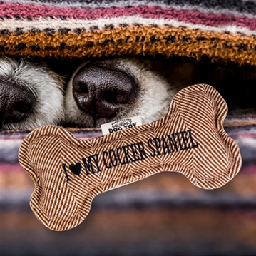 "I Love my Dog" Breed Squeaky Dog Toys