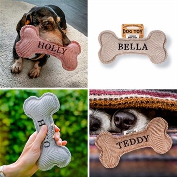 Named Squeaky Dog Toys