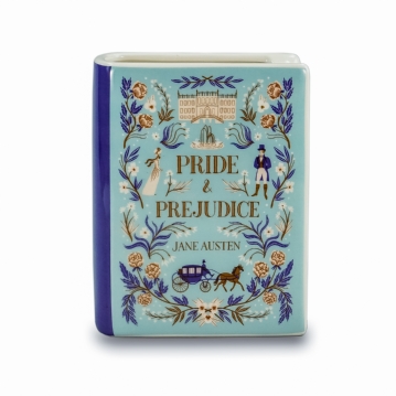 Pride & Prejudice Ceramic Book Vase