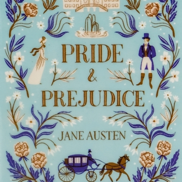 Pride & Prejudice Ceramic Book Vase