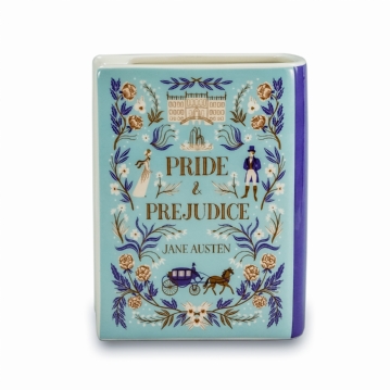 Pride & Prejudice Ceramic Book Vase
